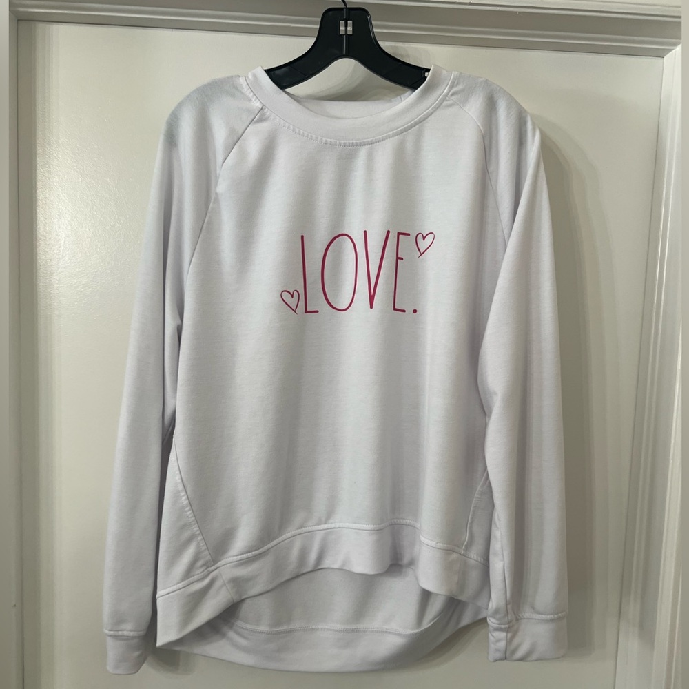 Rae Dunn LOVE sweater size Large